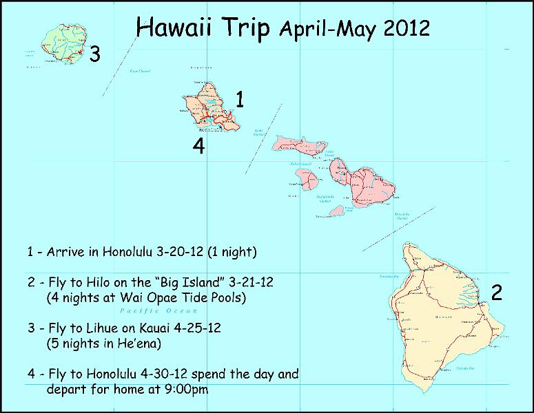 02 Hawaii trip map
